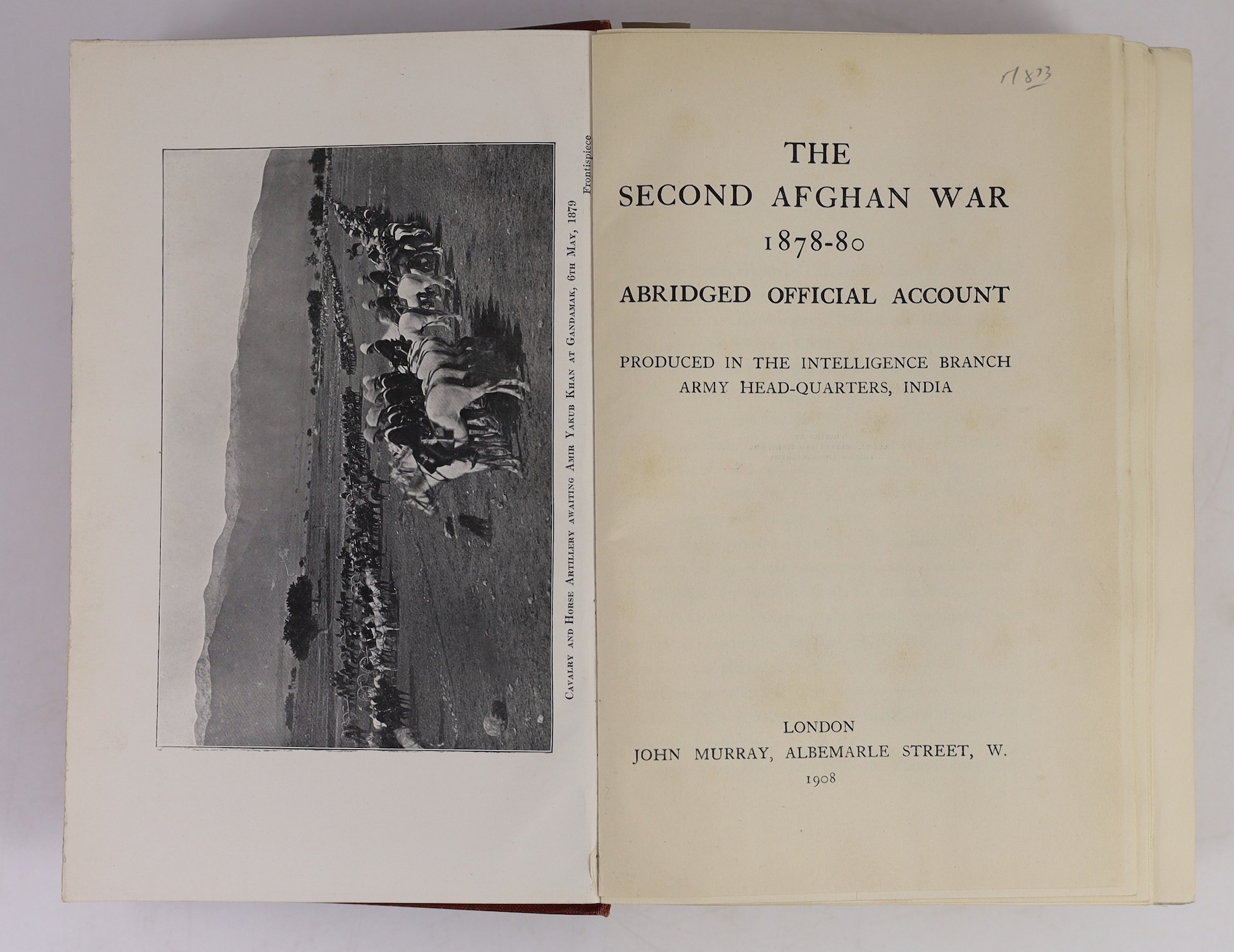 MacGregor, Charles Metcalfe, Sir and Cardew, Francis Gordon - The Second Afghan War, 1878-80, Abridged Official Account, Produced in the Intelligence Branch Army Head-Quarters, India, 1st (and only) edition, 8vo, origina